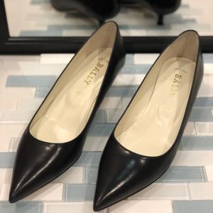 Bally Brand Black Kitten heels Size 7